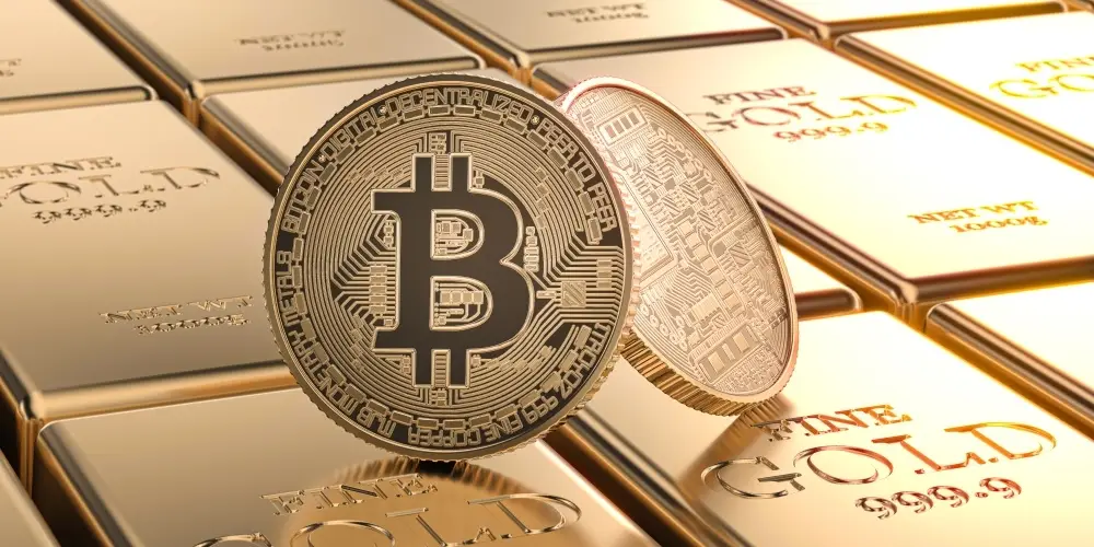 Rappresentazione visiva dell'articolo: Oro e Bitcoin come riserve di valore